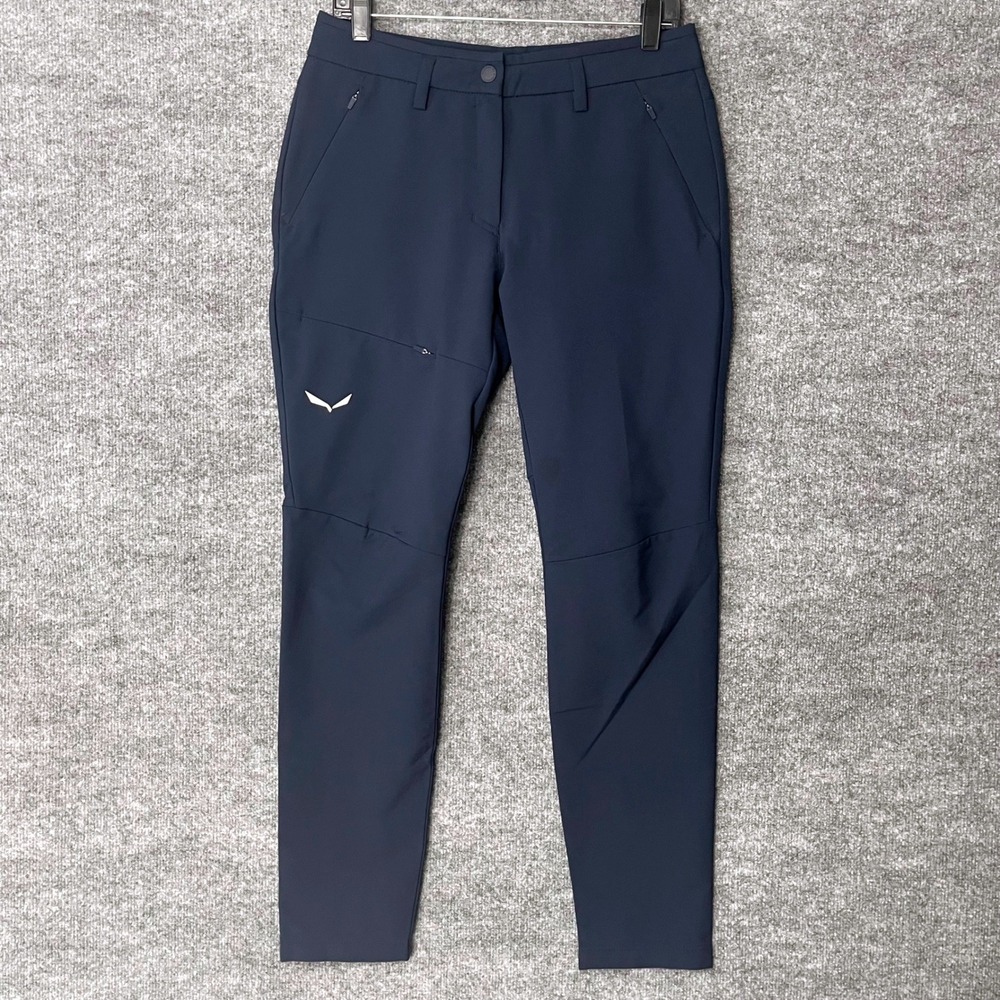 Salewa Durastretch Womens Navy Blue Technical Hiking Trekking Pants Size US M